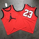 Jordan Logo 23 Red Mesh Basketball Jersey Dzhi,baseball caps,new era cap wholesale,wholesale hats